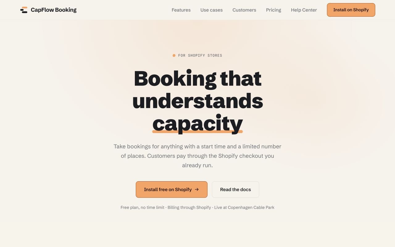 CapFlow Booking